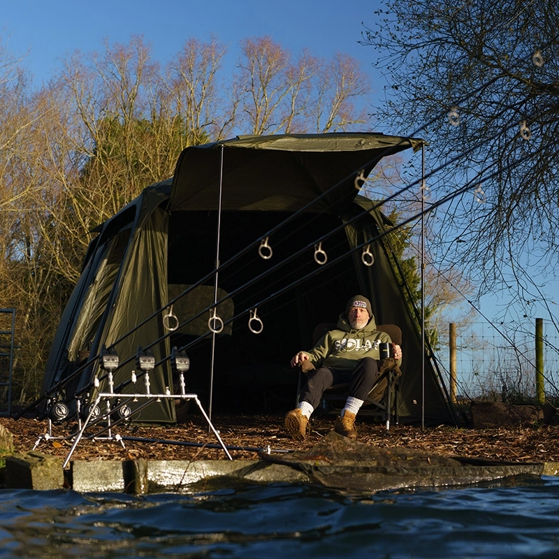 Solar Tackle Quick Up Social Twin Shelter